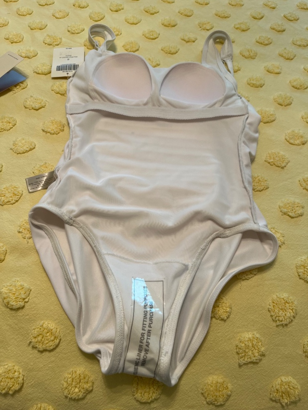 Boston Proper beautiful white one piece swimsuit - Picture 3 of 7